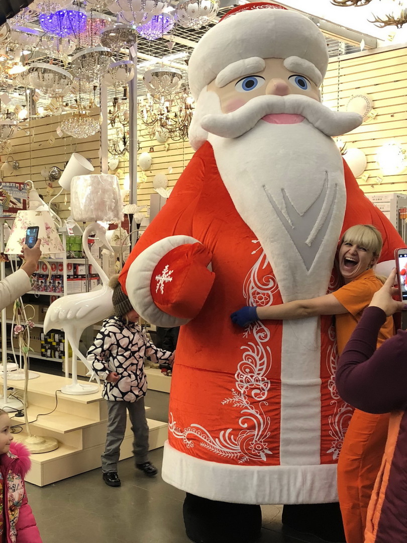 Гигантская ростовая кукла Дед Мороз / Портфолио / фото #2